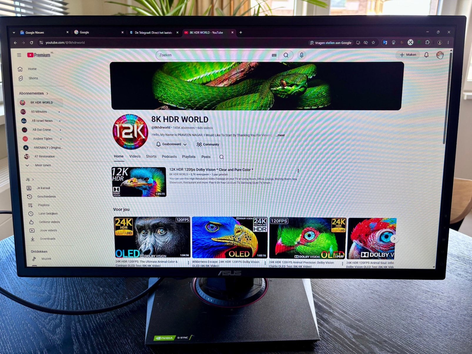 24" Asus gaming monitor 165Hz, Computers en Software, Monitoren, In hoogte verstelbaar, IPS, Full HD, Minder dan 1 ms