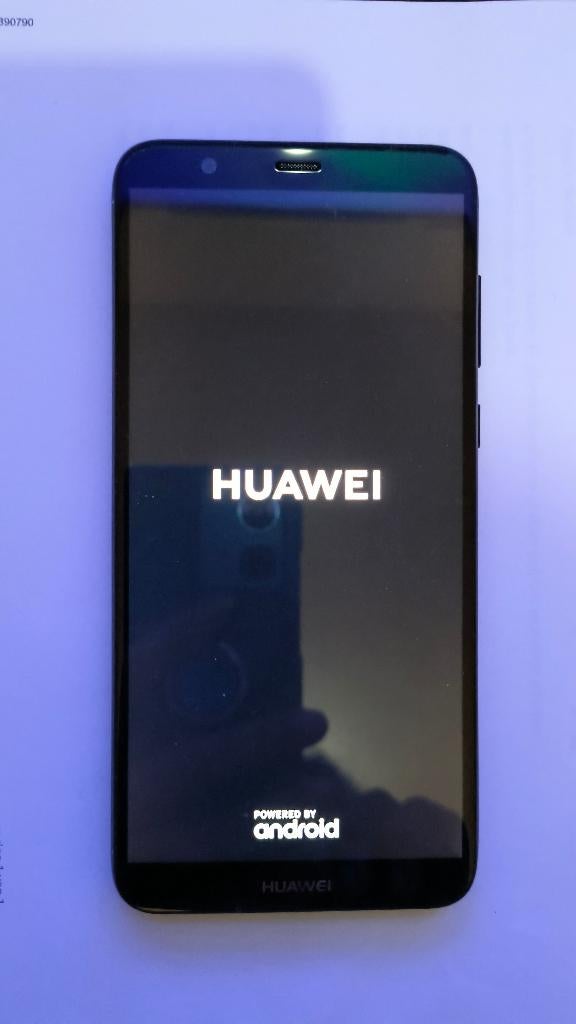Huawei P Smart FIG-LX1 (als nieuw!) + backcover & houder, Telecommunicatie, Blauw, Touchscreen, Ophalen of Verzenden, Zo goed als nieuw