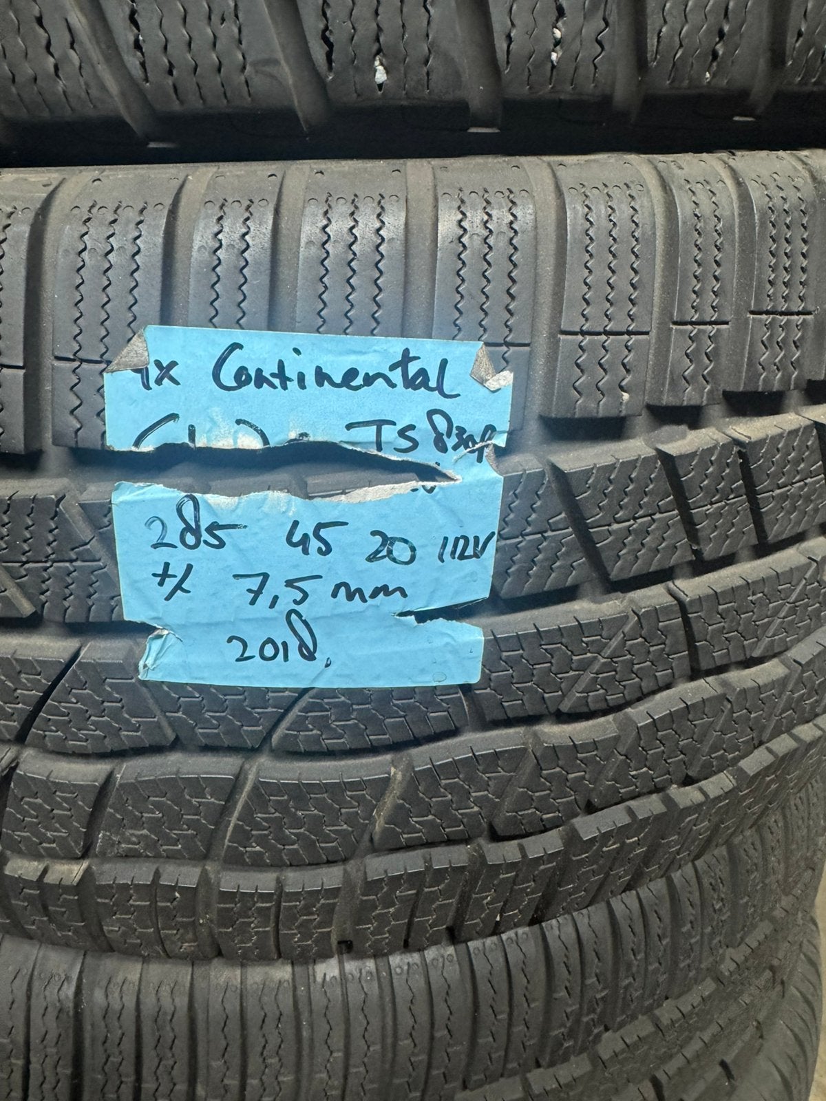 4x Continental WinterContact TS850P Winterbanden 285/45/20, 285 mm, Band(en), 20 inch, Winterbanden