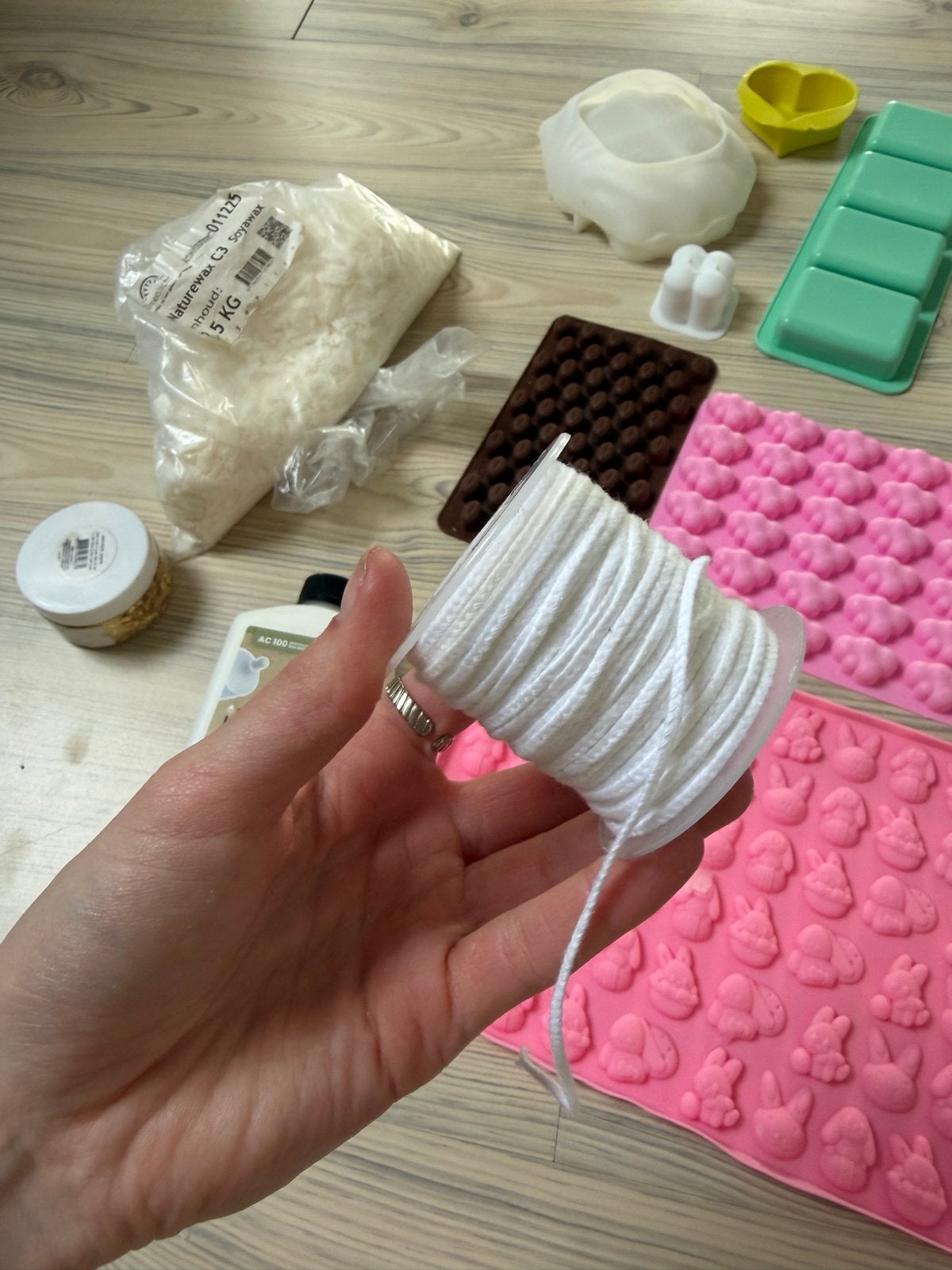 Groot DIY kaarsenpakket: Jesmonite, sojawas, mallen en meer, Nieuw, Meerkleurig, Ophalen of Verzenden, Pasen