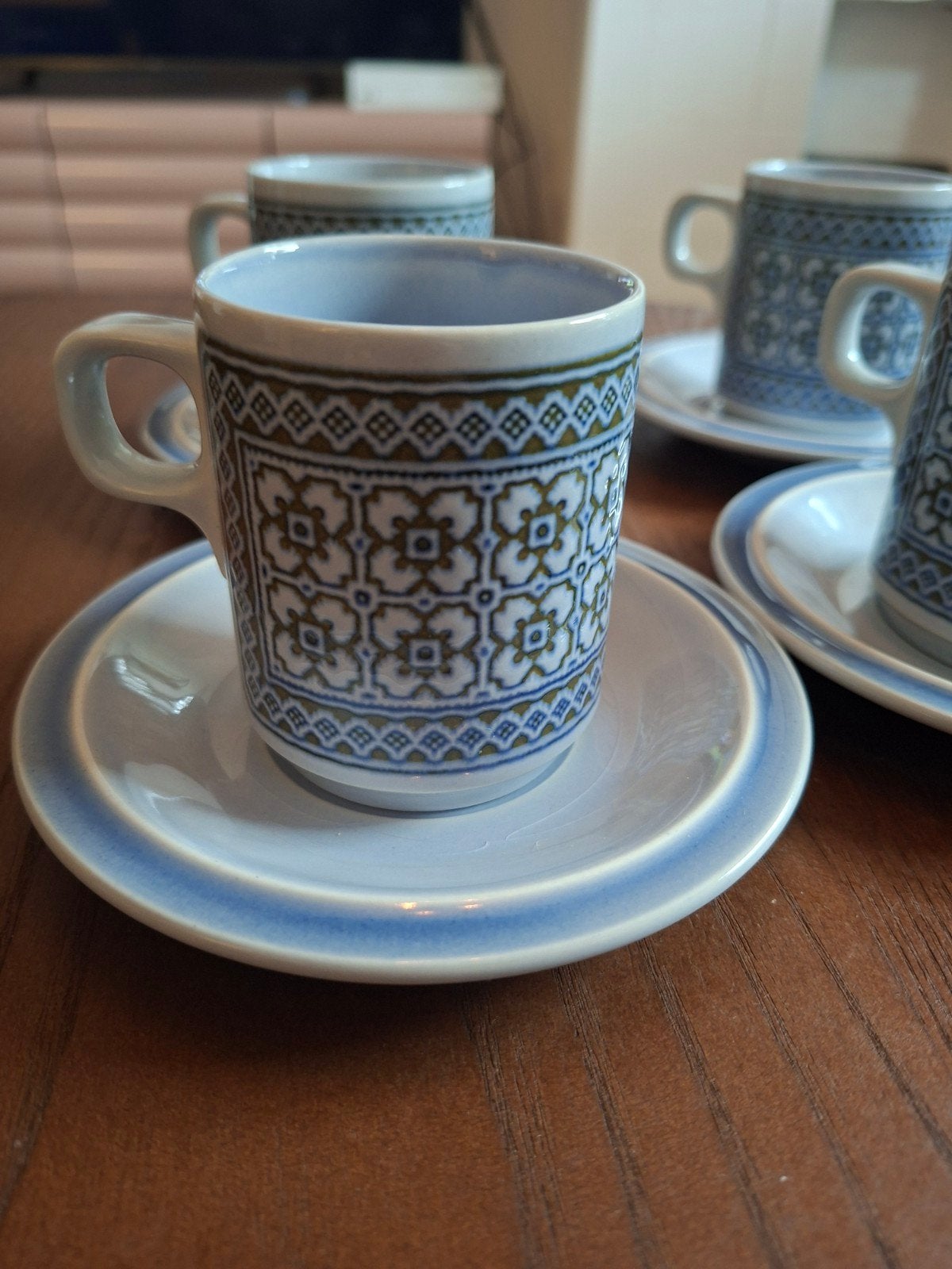 Vintage Hornsea Tapestry Koffieservies - Jaren '70, Ophalen of Verzenden