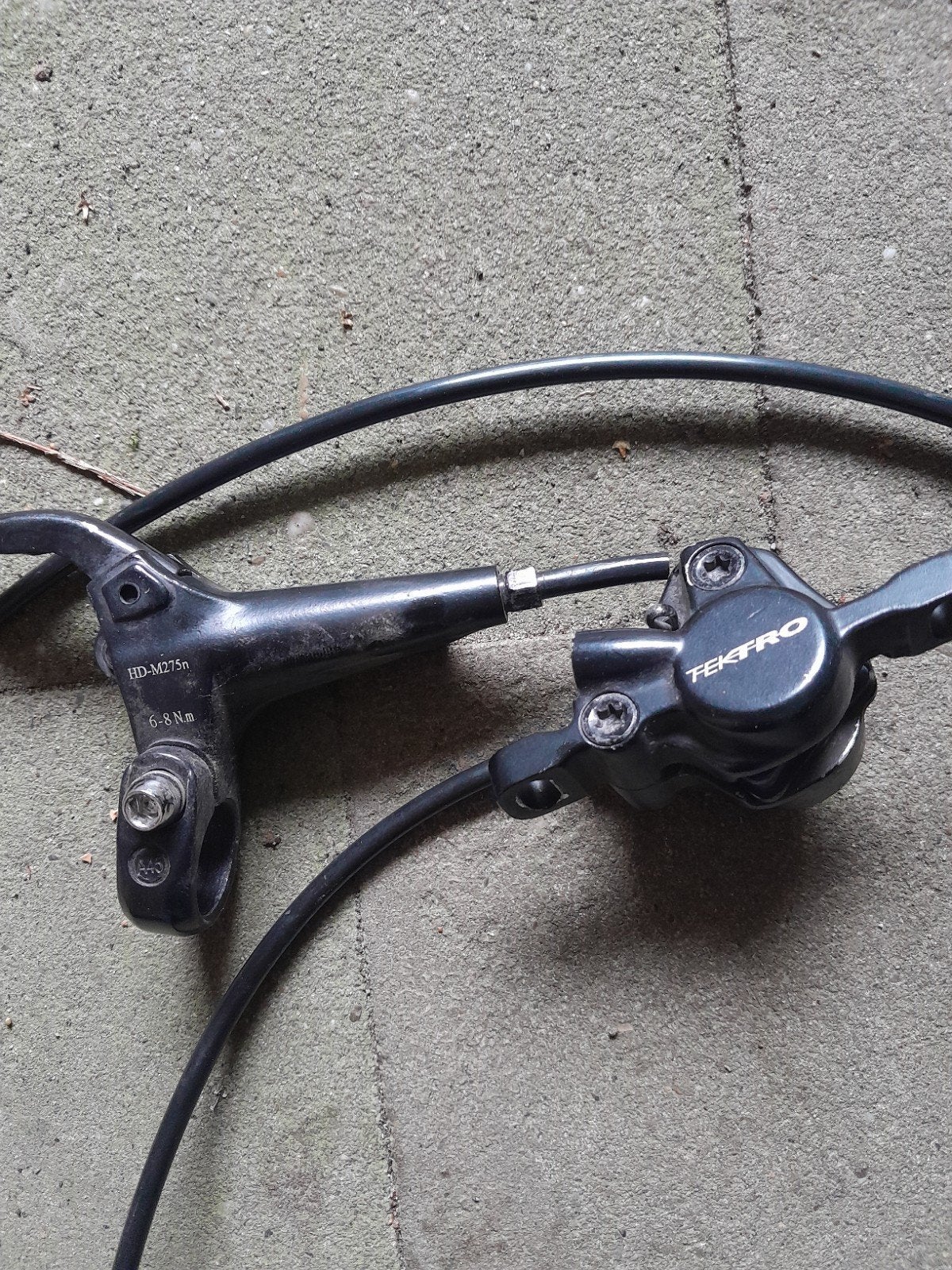 Tektro hydraulische remmen, Remmen, Gebruikt, Fatbike, Aluminium