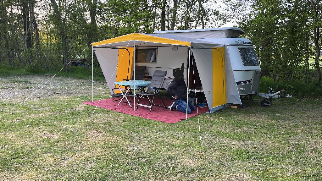 Luifel voor Eriba Touring Troll, Caravans en Kamperen, Ophalen, Zo goed als nieuw