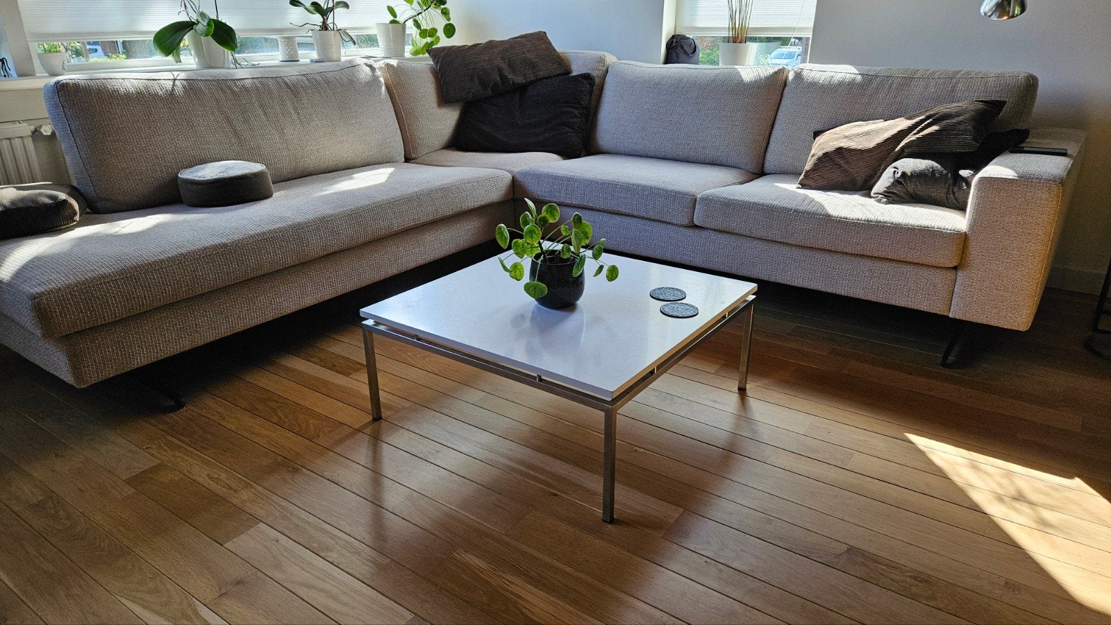 vierkante salontafel, Gebruikt, 50 tot 100 cm, Vierkant, 50 tot 100 cm