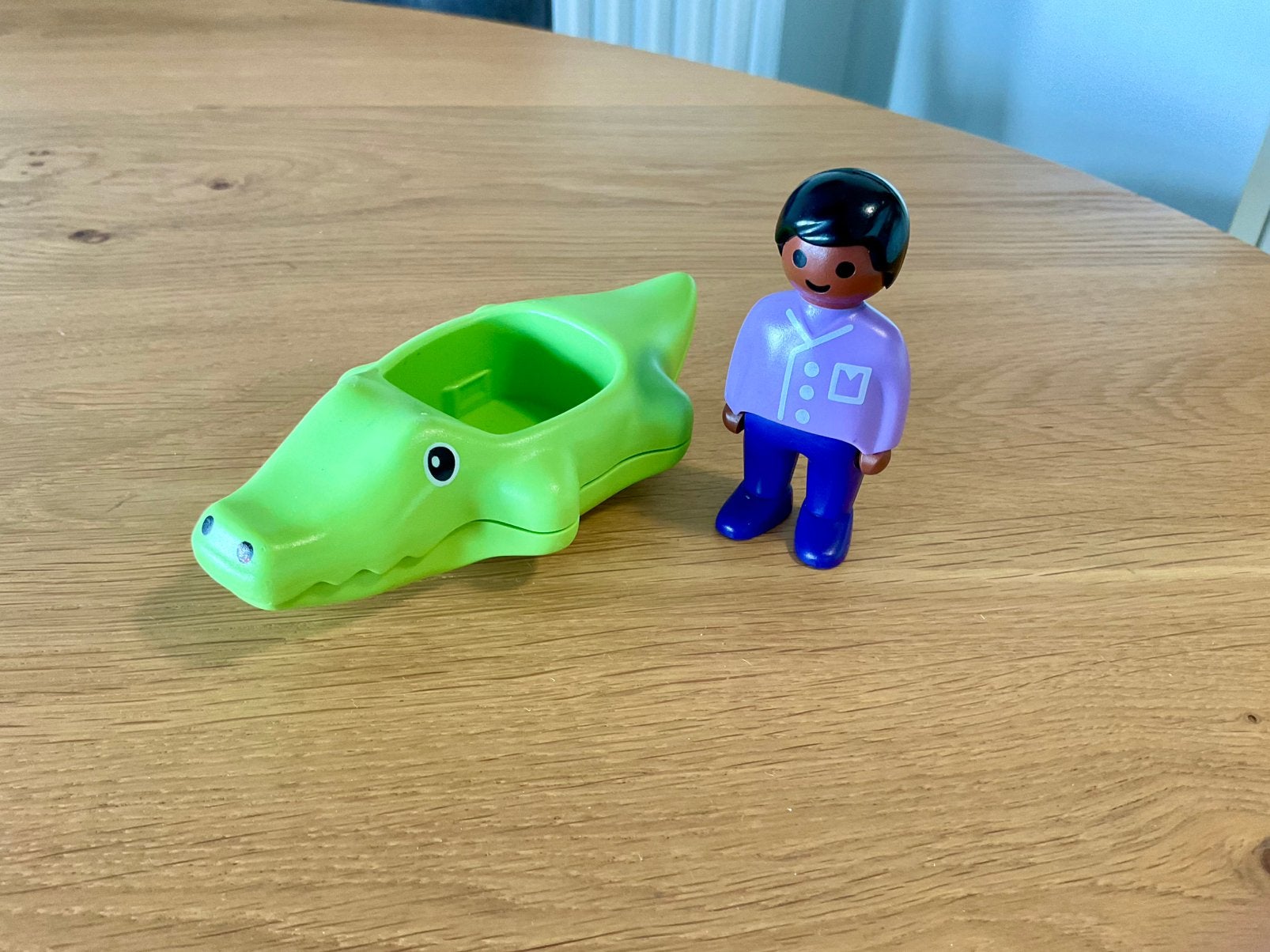Playmobil 123 : Varen met de Krokodillen boot, Ophalen, Gebruikt