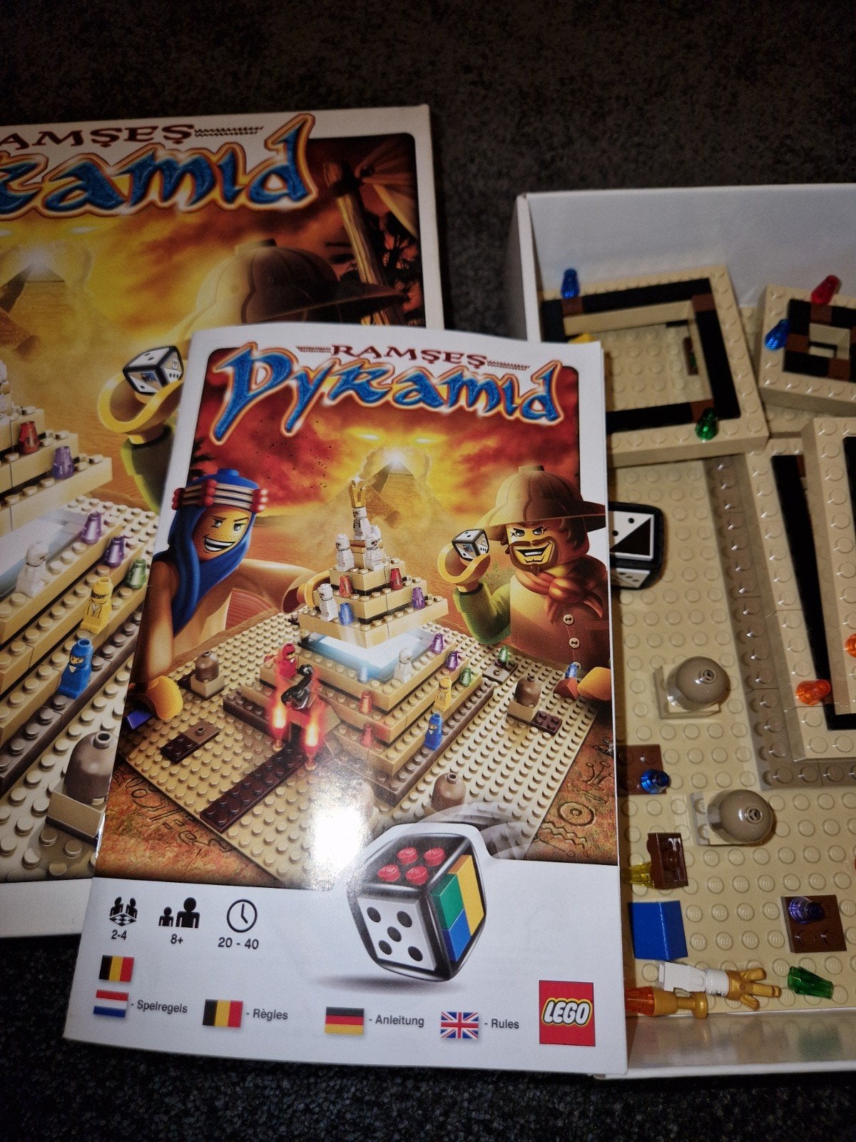 Lego Ramses Pyramid (3843)  Compleet met doos en handleiding, Compleet, Overige thema's, Lego, Ophalen of Verzenden