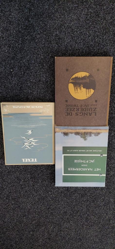 3 boeken: Texel, Het Naardermeer, Langs de Zuiderzee, Ophalen of Verzenden