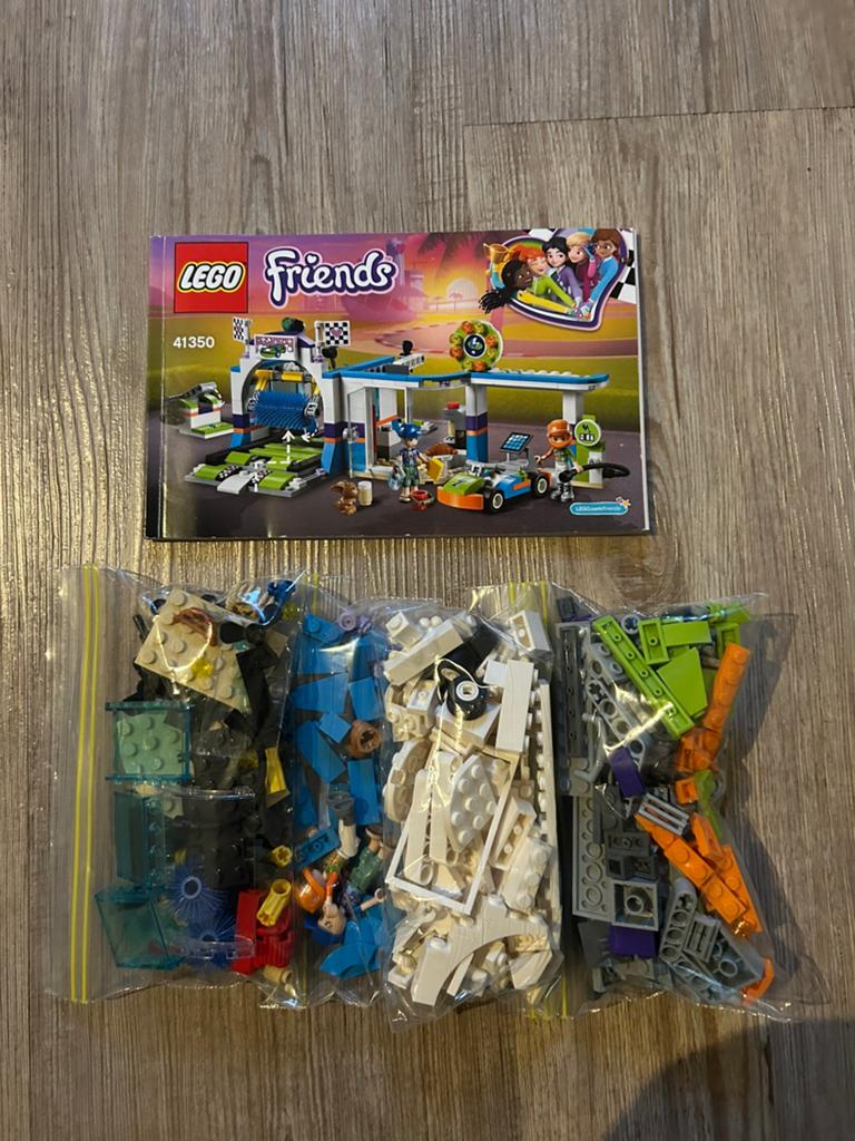 Lego friends 41350 Auto wasstraat, Lego, Friends, Ophalen of Verzenden, Zo goed als nieuw