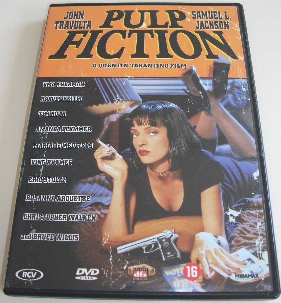 Dvd *** PULP FICTION *** Bejubelde film Quentin Tarantino, Vanaf 16 jaar, Ophalen of Verzenden, Zo goed als nieuw, Maffia en Misdaad