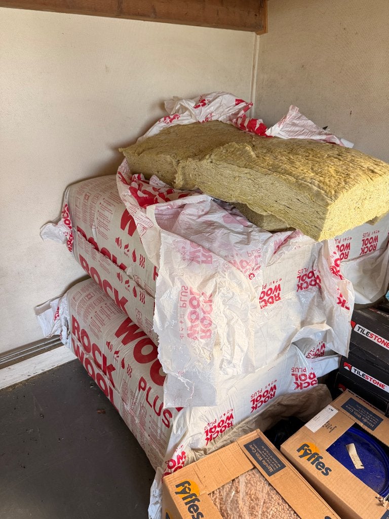 Rockwool isolatie, Ophalen, 10 tot 15 m², Dakisolatie, 12 cm of meer