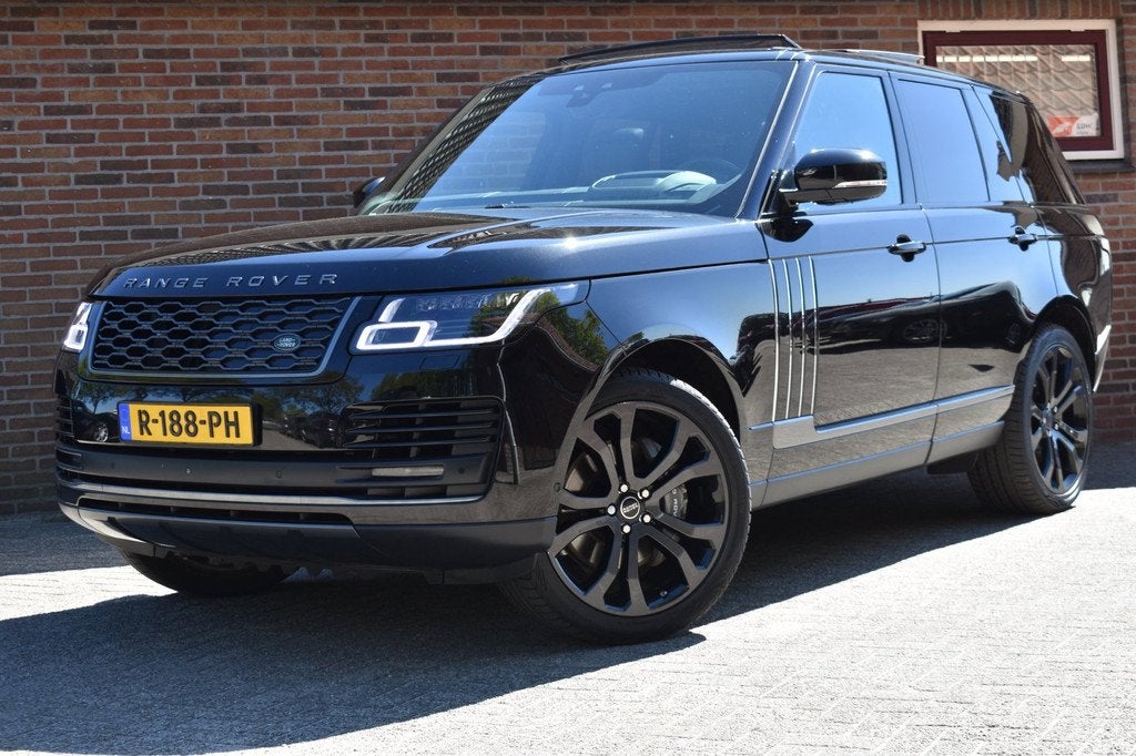 Land Rover Range Rover 2.0 P400e LWB Vogue '18 LED Pano Clim, Automaat, Gebruikt, 2500 kg, Zwart