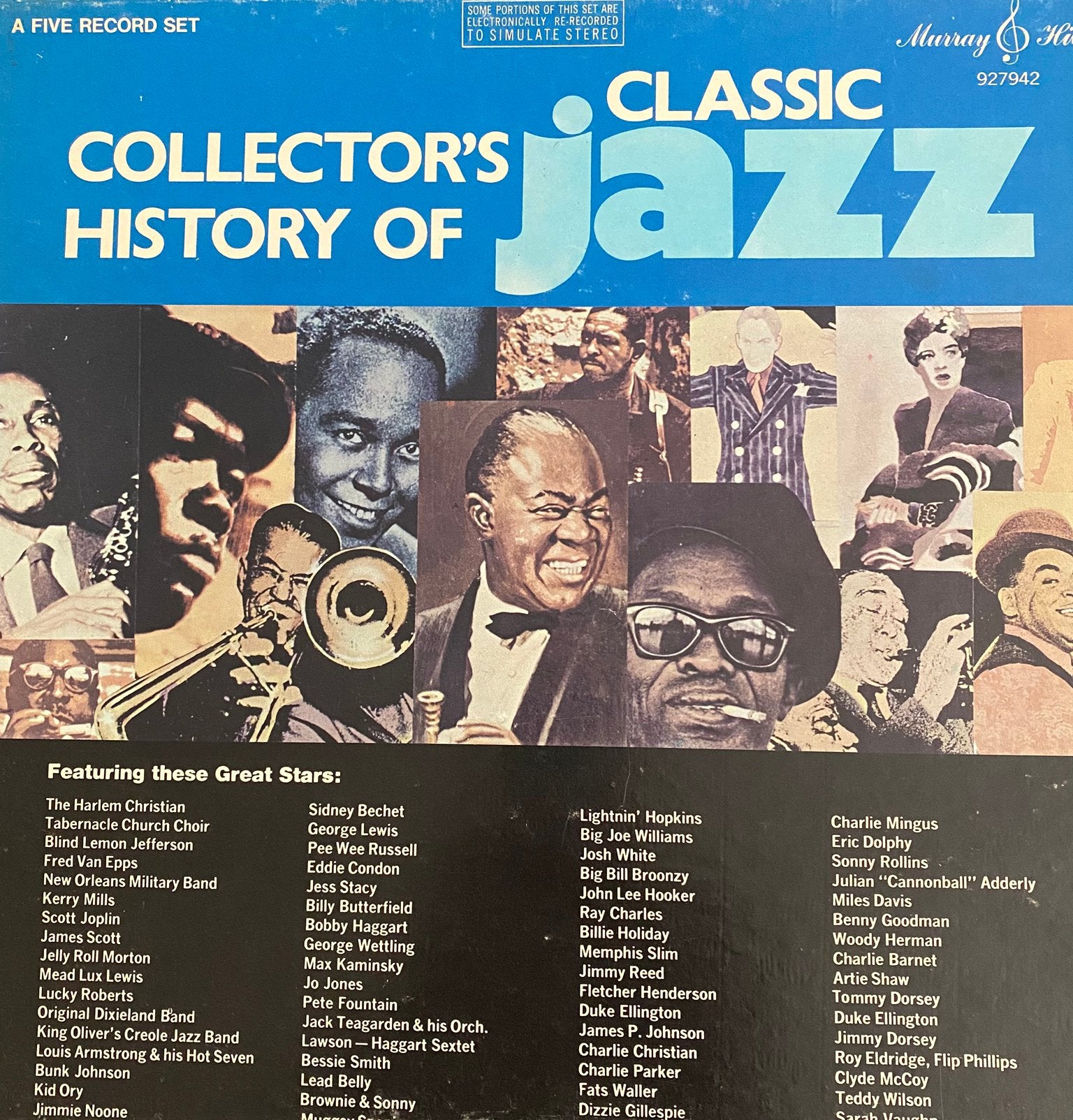 Collector’s History Of Classic Jazz (5 Vinyl LP’s), Cd's en Dvd's, Vinyl | Jazz en Blues, Gebruikt, Ophalen of Verzenden, Complilatie