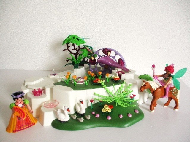 playmobil magische kristallenvijver 5475 lees beschrijving, Ophalen of Verzenden, Zo goed als nieuw, Princess, Complete set