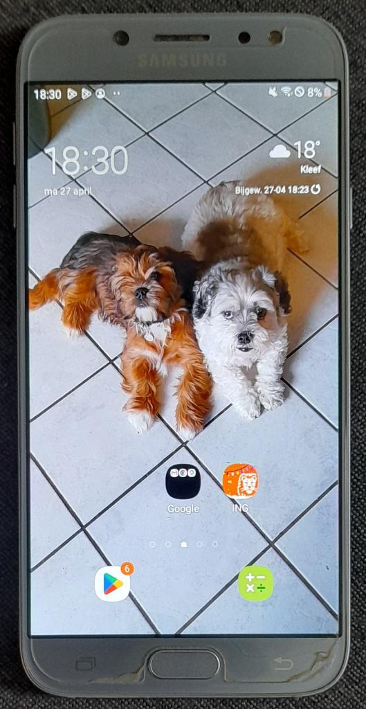 Samsung Galaxy J7 Duos Smartphone met hoesje, Telecommunicatie, Mobiele telefoons | Samsung, Gebruikt, Overige modellen, Zwart