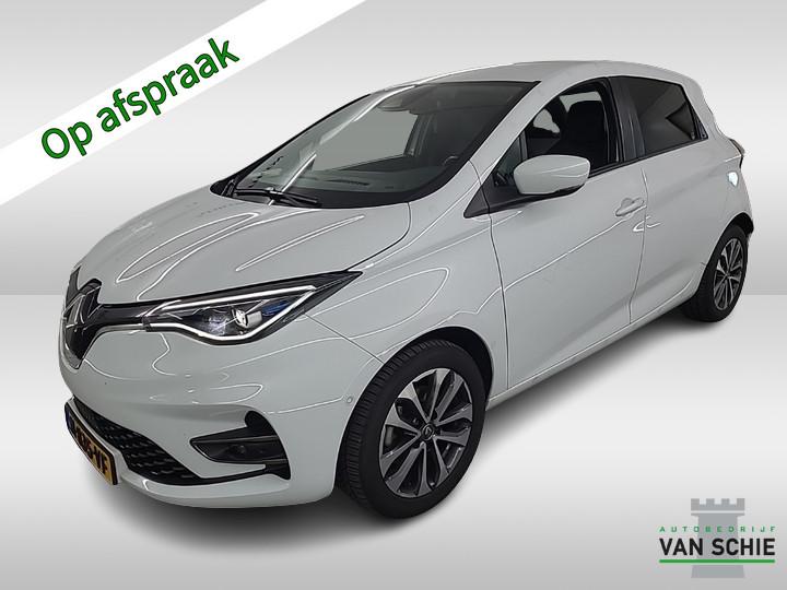 Renault ZOE R135 Intens 52 kWh 3-Fase 1e-Eig. & Dealer-Onder, Auto's, 12 maanden, 136 pk, Gebruikt, Zwart