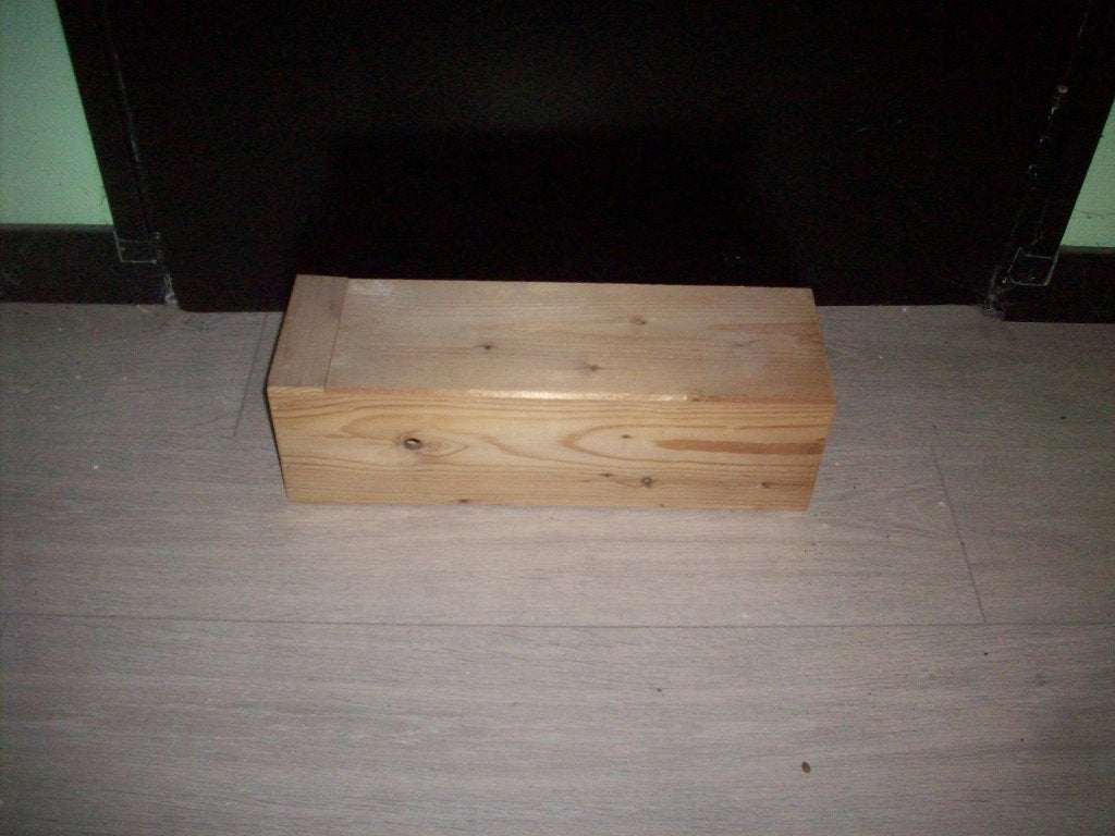 hand gemaakte wijn kistje ( magnum ), Ophalen, Nieuw, Hout, Knutselwerk