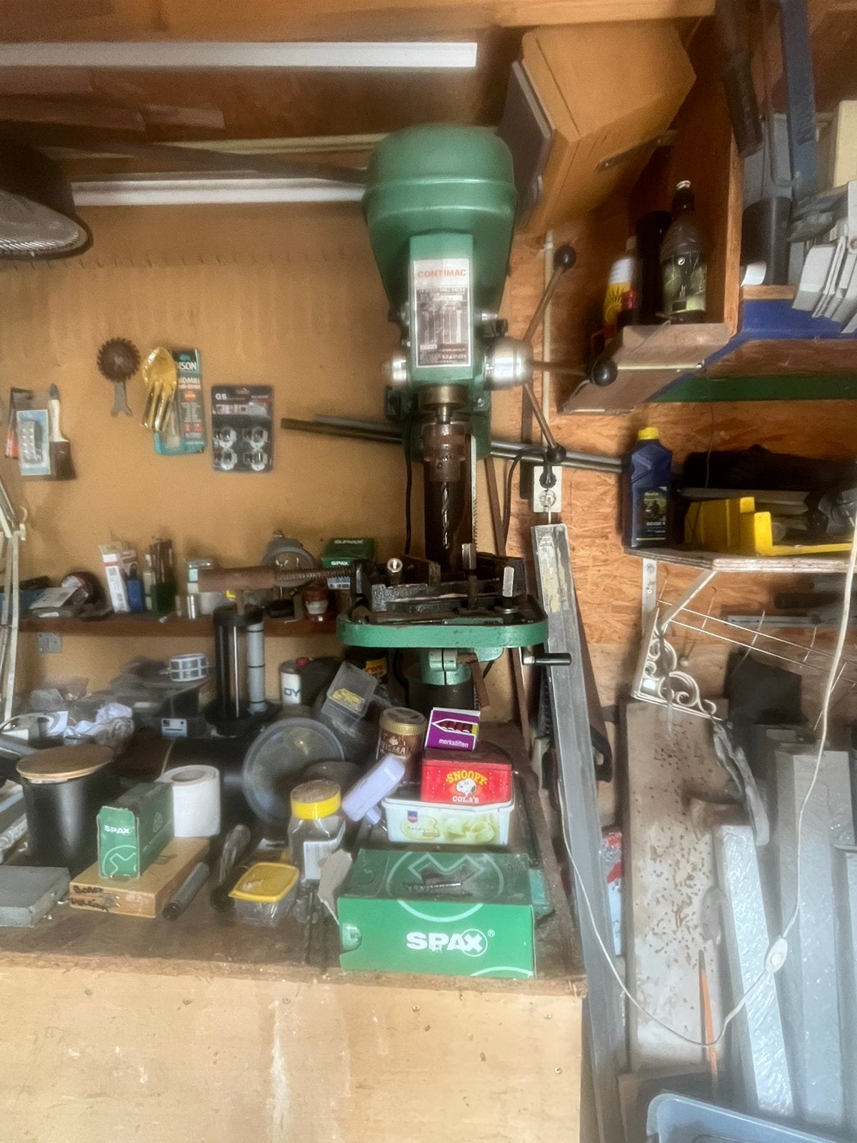 Tafel- boormachine . Konisch MK2, Doe-het-zelf en Verbouw, Ophalen, Boormachine
