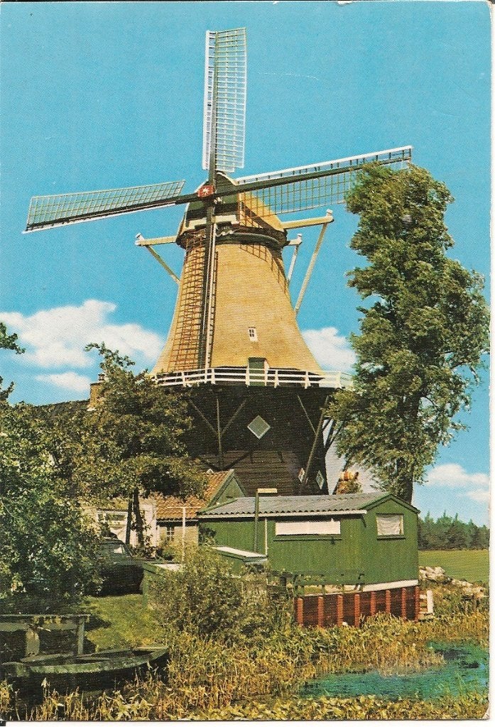 Ansichtkaart Joure, Penninga's Molen (gebouwd 1695), Verzamelen, Ansichtkaarten | Nederland, Ophalen of Verzenden, 1960 tot 1980