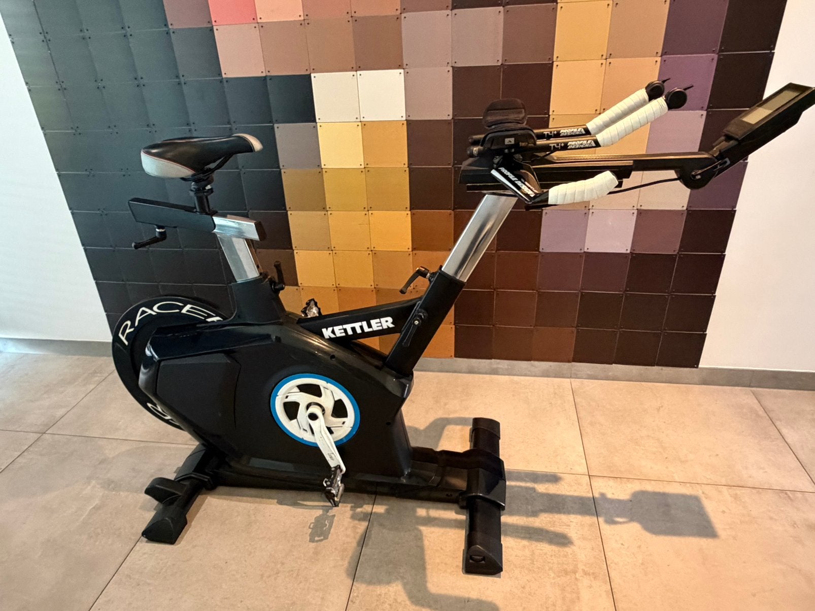 Kettler Racer indoor bike / spinningfiets met aerobars, Ophalen of Verzenden, Zo goed als nieuw, Spinningfiets