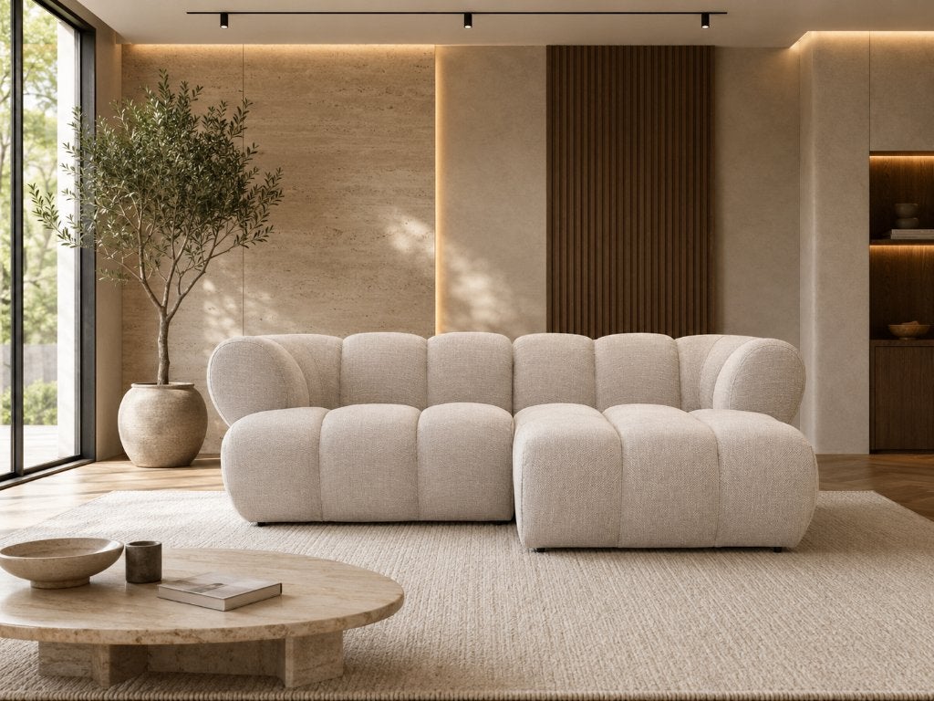 Pole to Pole New York 2,5-zits Rechter Lounge Beige