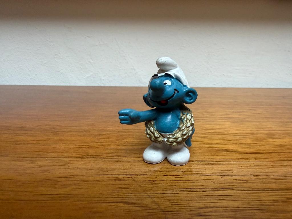 Lauwerkrans / winnaar Smurf, Ophalen of Verzenden, Gebruikt, Overige Smurfen, Poppetje, Figuurtje of Knuffel
