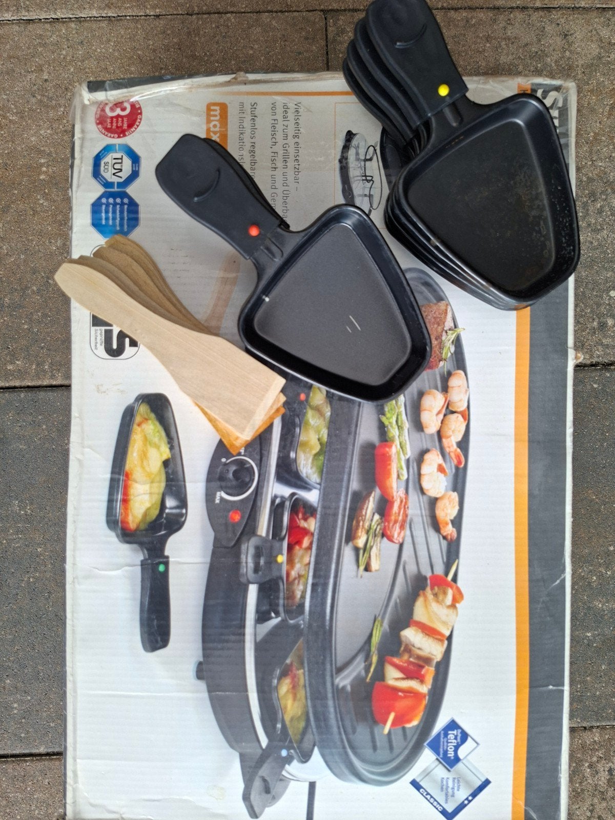 SilverCrest Gourmet Set - Raclette Grill, Ophalen of Verzenden