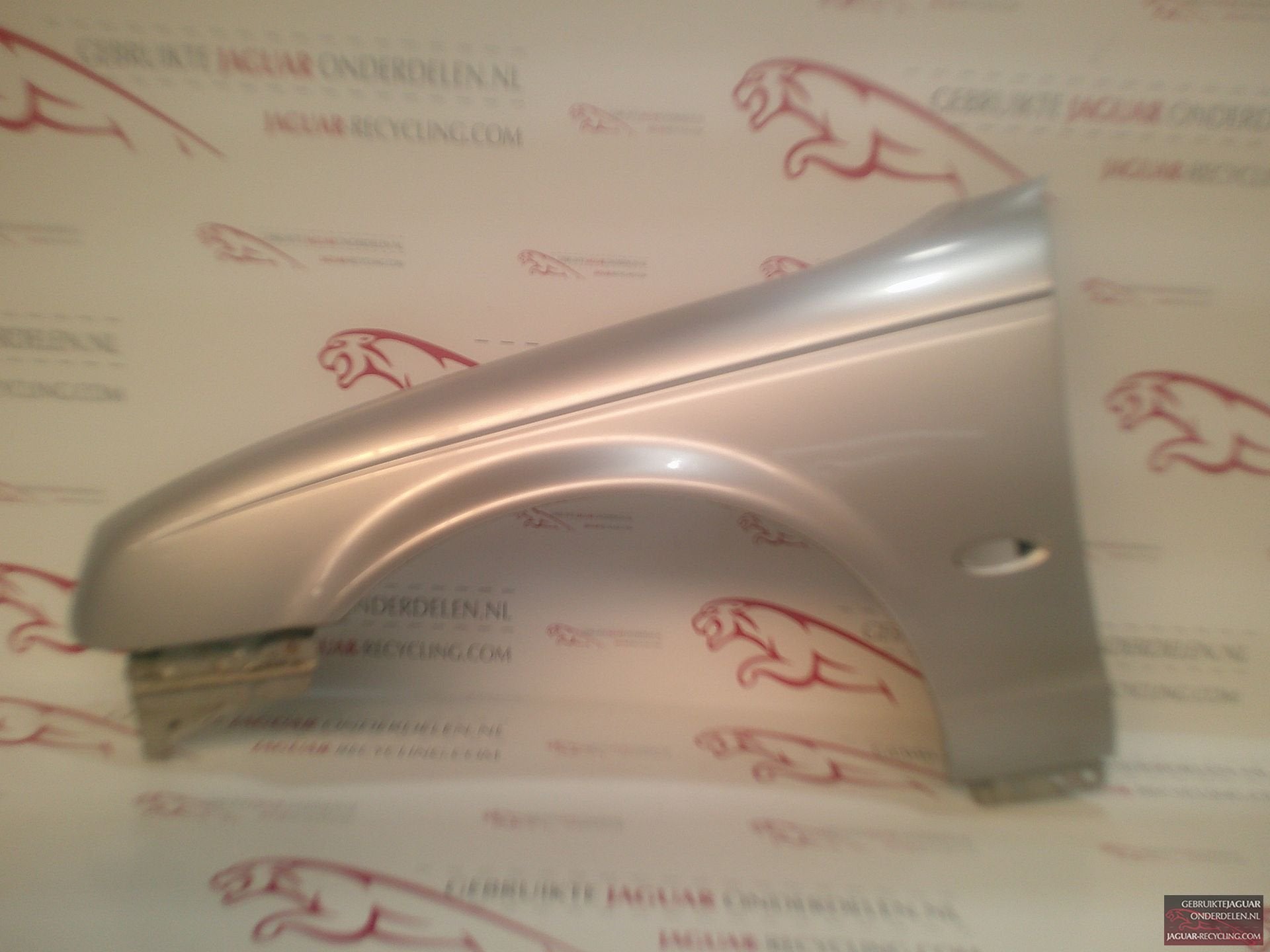 Spatbord / scherm links Jaguar S-Type zilver, Gebruikt, -, Links, Ophalen of Verzenden