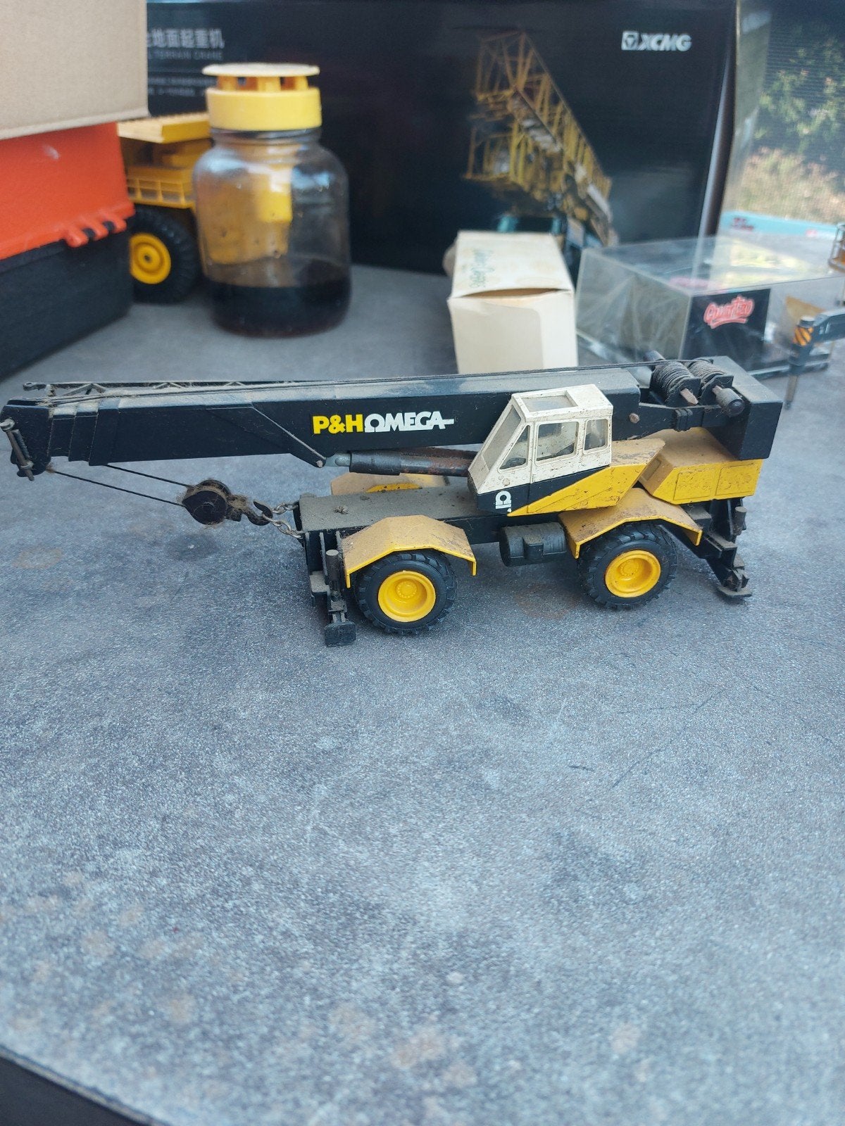 P&H Omega Kraan Model - Gedetailleerd Diecast Model, Overige merken, Gebruikt, 1:32 tot 1:50, Overige typen