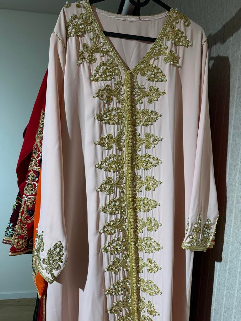 Lichtroze Kaftan, Overige typen, Zo goed als nieuw, Roze, Ophalen