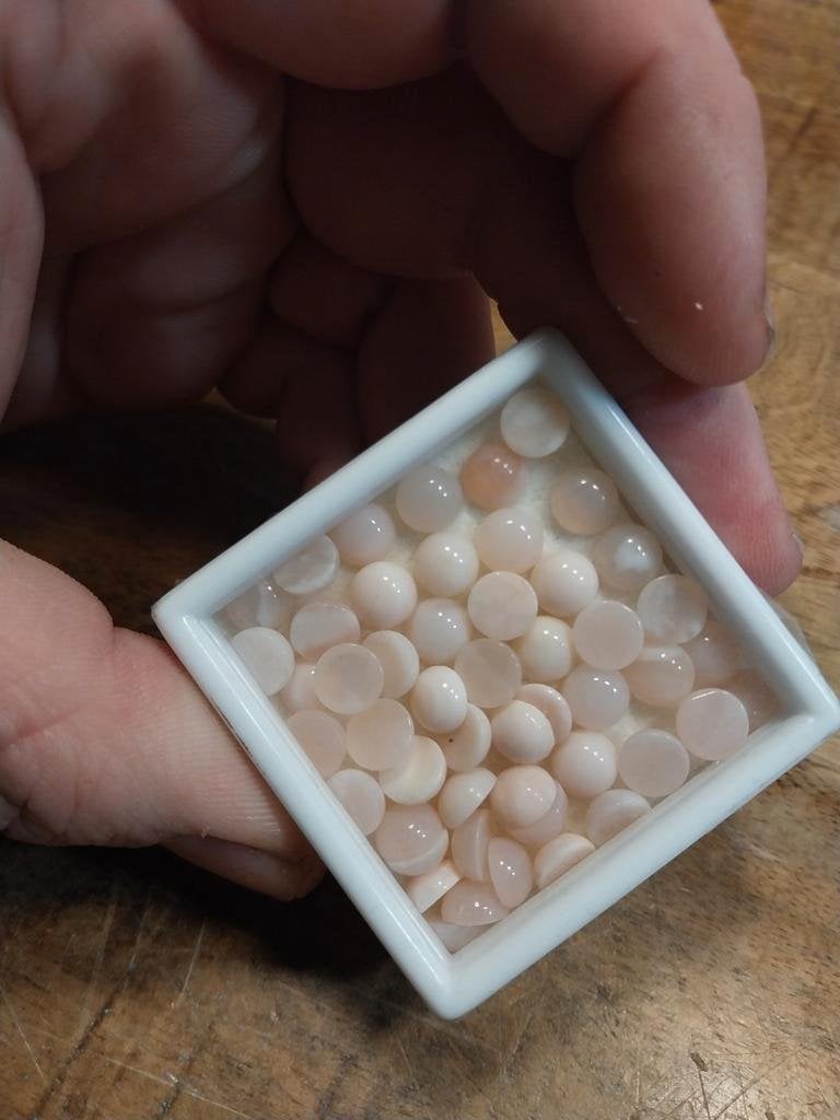 Lot roze opaal cabochons, Ophalen of Verzenden