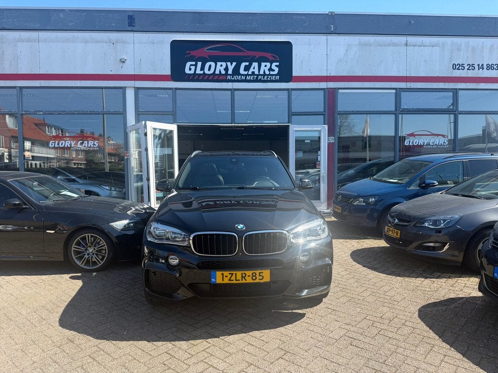 BMW X5 XDrive25d High Executive 7 PERSOON-AUTO-PANO-LEER-CAM, Auto's, BMW, 4 cilinders, 241 €/maand, 7 stoelen, Zwart