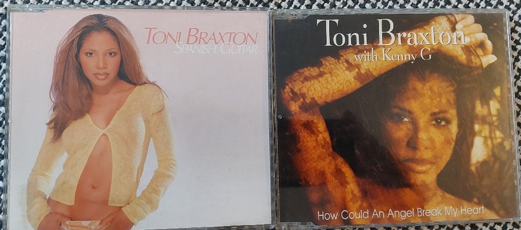 2 x hardcase Toni Braxton cd-single, Ophalen of Verzenden, Gebruikt, R&B en Soul