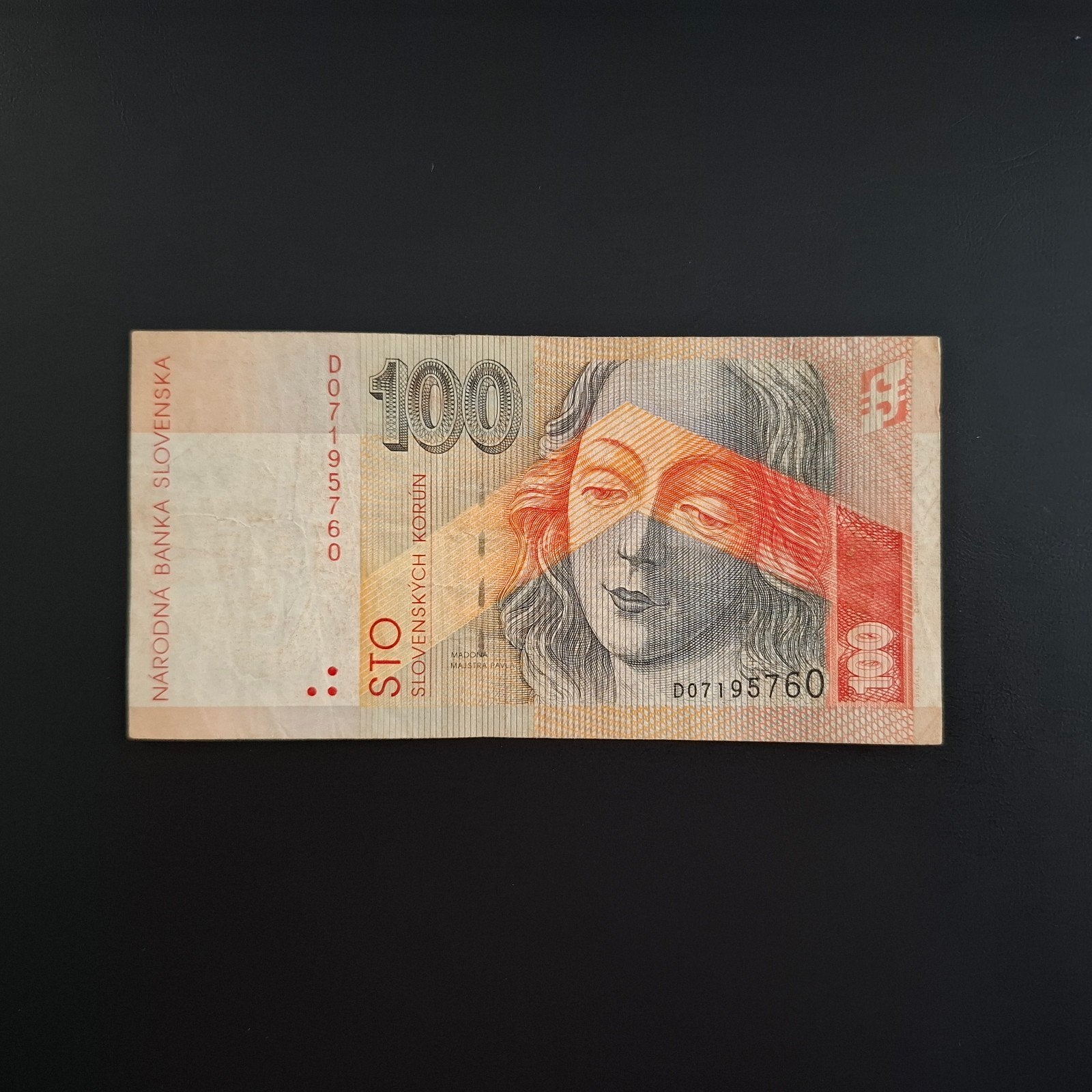100 kronen Slowakije #037, Postzegels en Munten, Verzenden, Overige landen, Los biljet