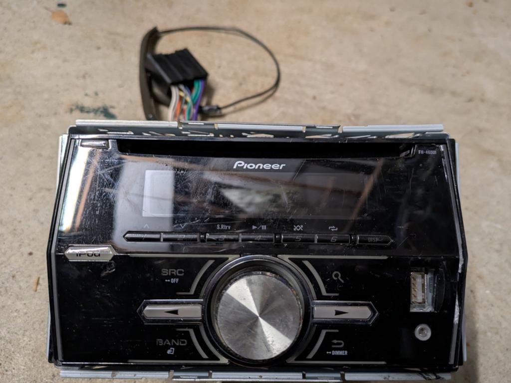 Pioneer Dubbel Din Autoradio FH-46OUI Vintage Radio CD, Ophalen of Verzenden