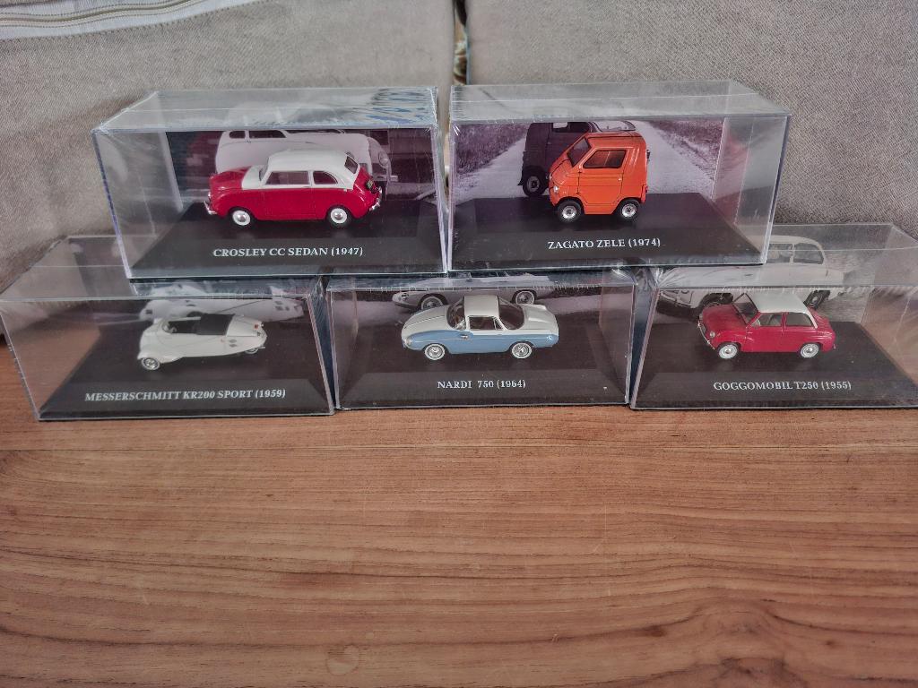 Dwerg auto's 1:43 Messerschmitt Goggomobil Crosley Zagato, Ophalen of Verzenden, Nieuw, Auto, Overige merken