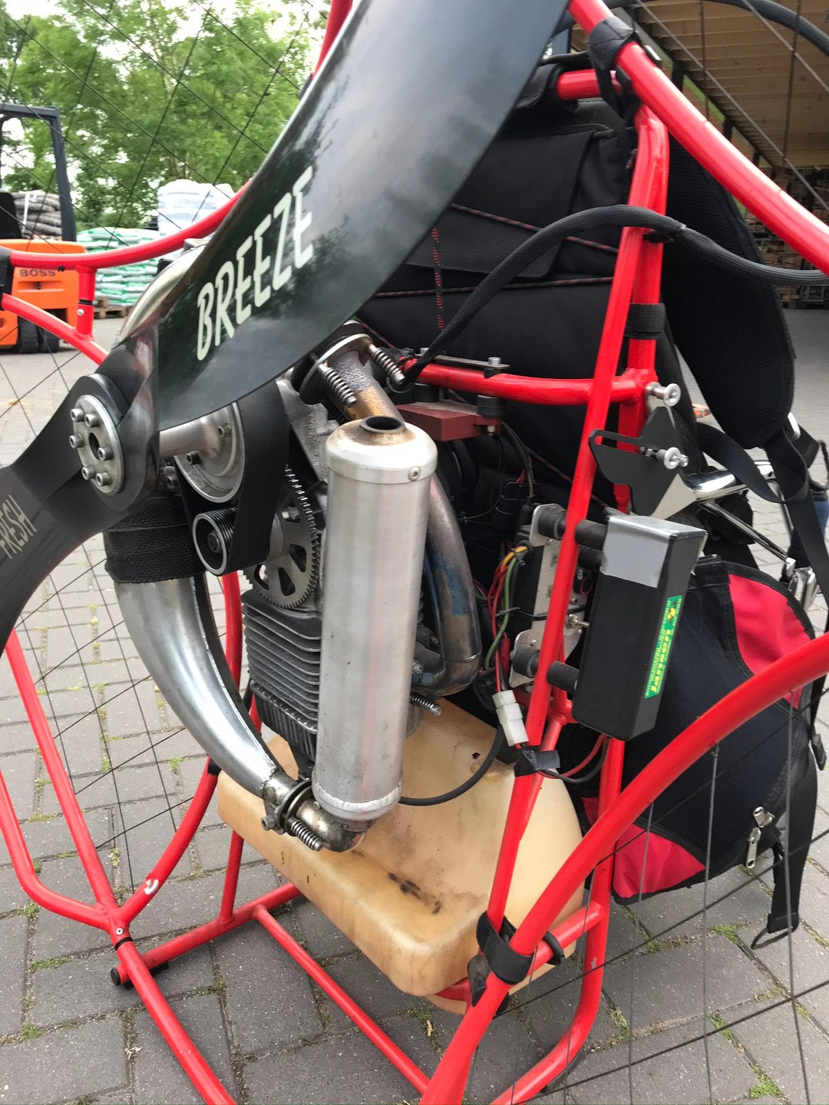 Fresh Breeze Simonini Sportix Paramotor, Ophalen, Gebruikt, Paramotor