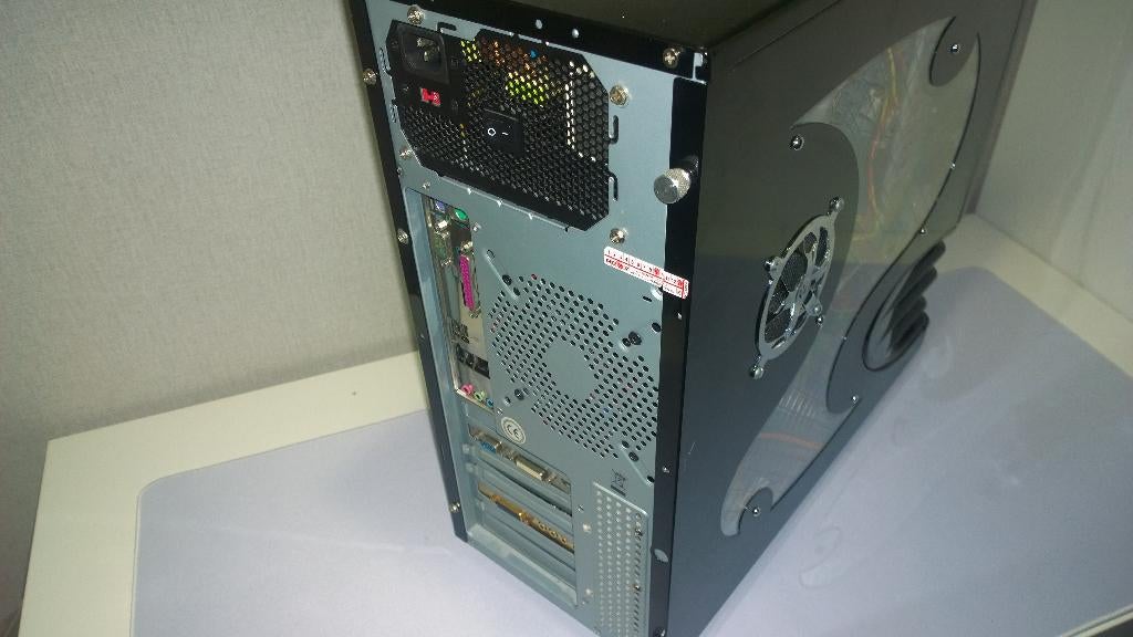 Krachtige Retro game pc, Win XP, GTX 650, Intel Duo E8400, Ophalen, Asus