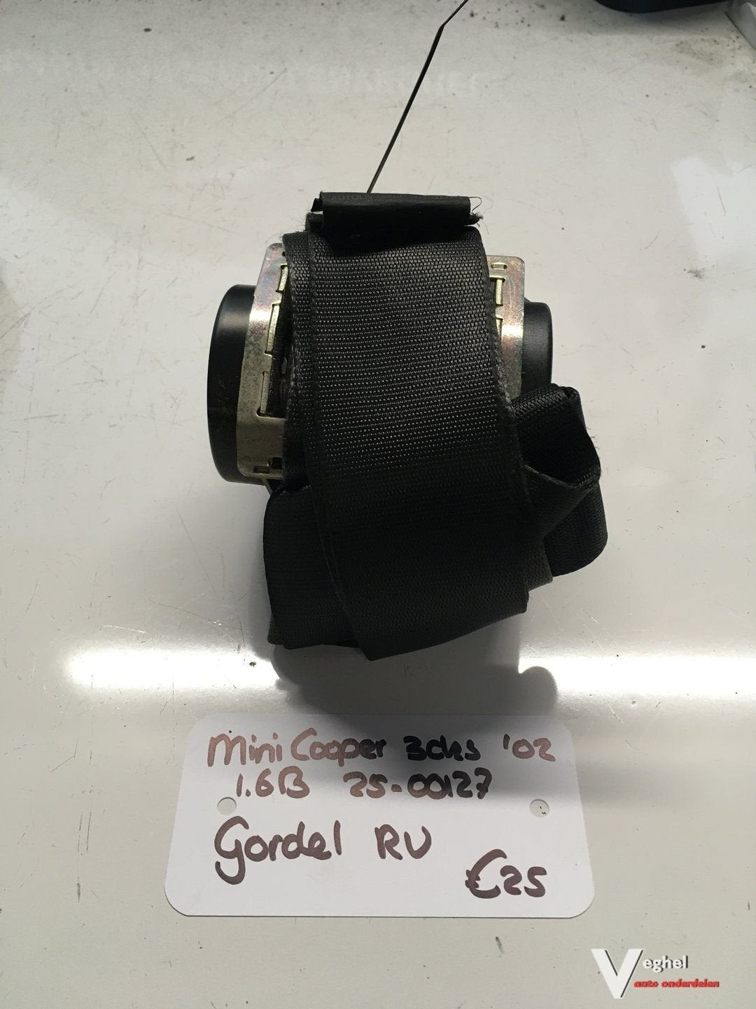 Mini Cooper 1.6 3drs 2002   Gordel Rechtsvoor of Linksvoor o, Auto-onderdelen, Gebruikt, -, -, Ophalen of Verzenden