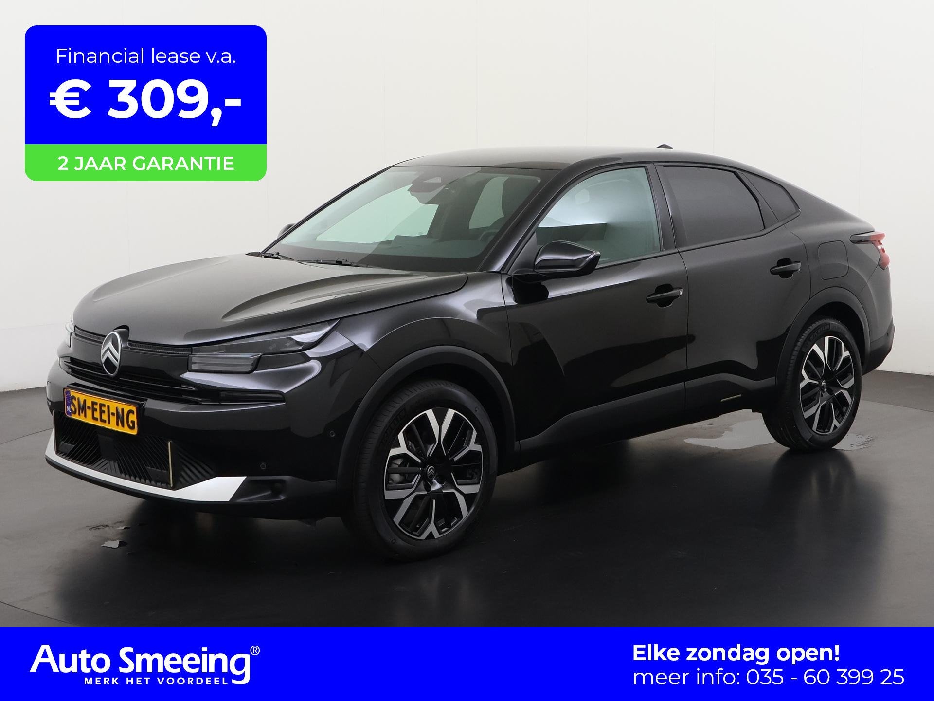 Citroen C4 X 1.2 Hybrid 145pk Max | Leder | 360 Camera | Nav, Auto's, Citroën, Automatische klimaatregeling, Gebruikt, Euro 6