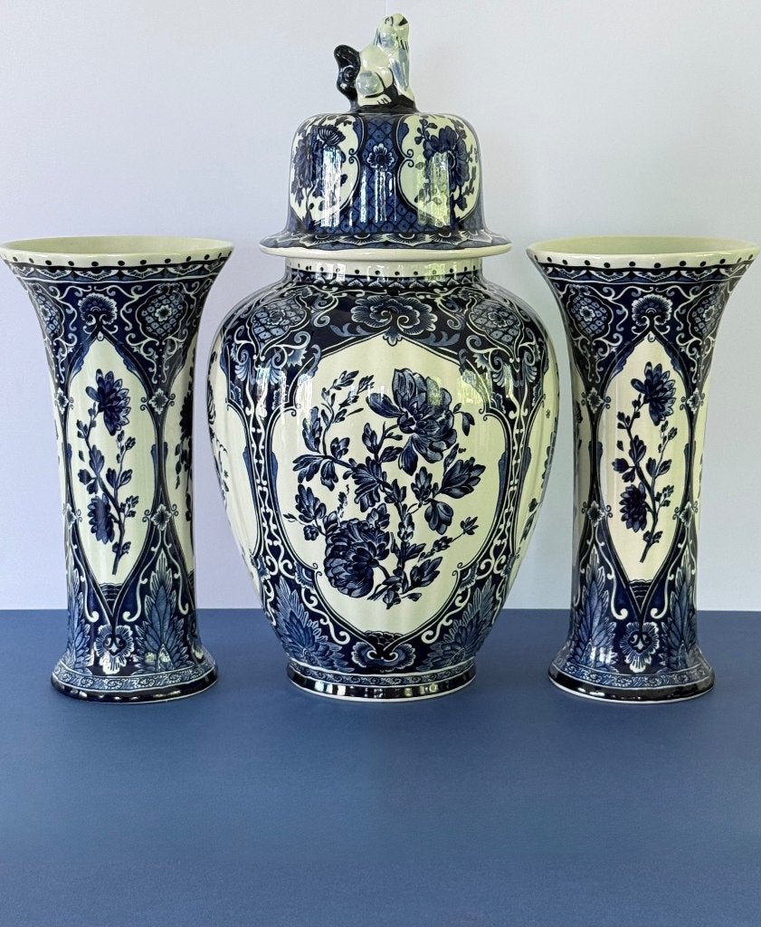 Delft’s Blauw set: Royal Sphinx, Boch, Pot en Vazen, Ophalen of Verzenden