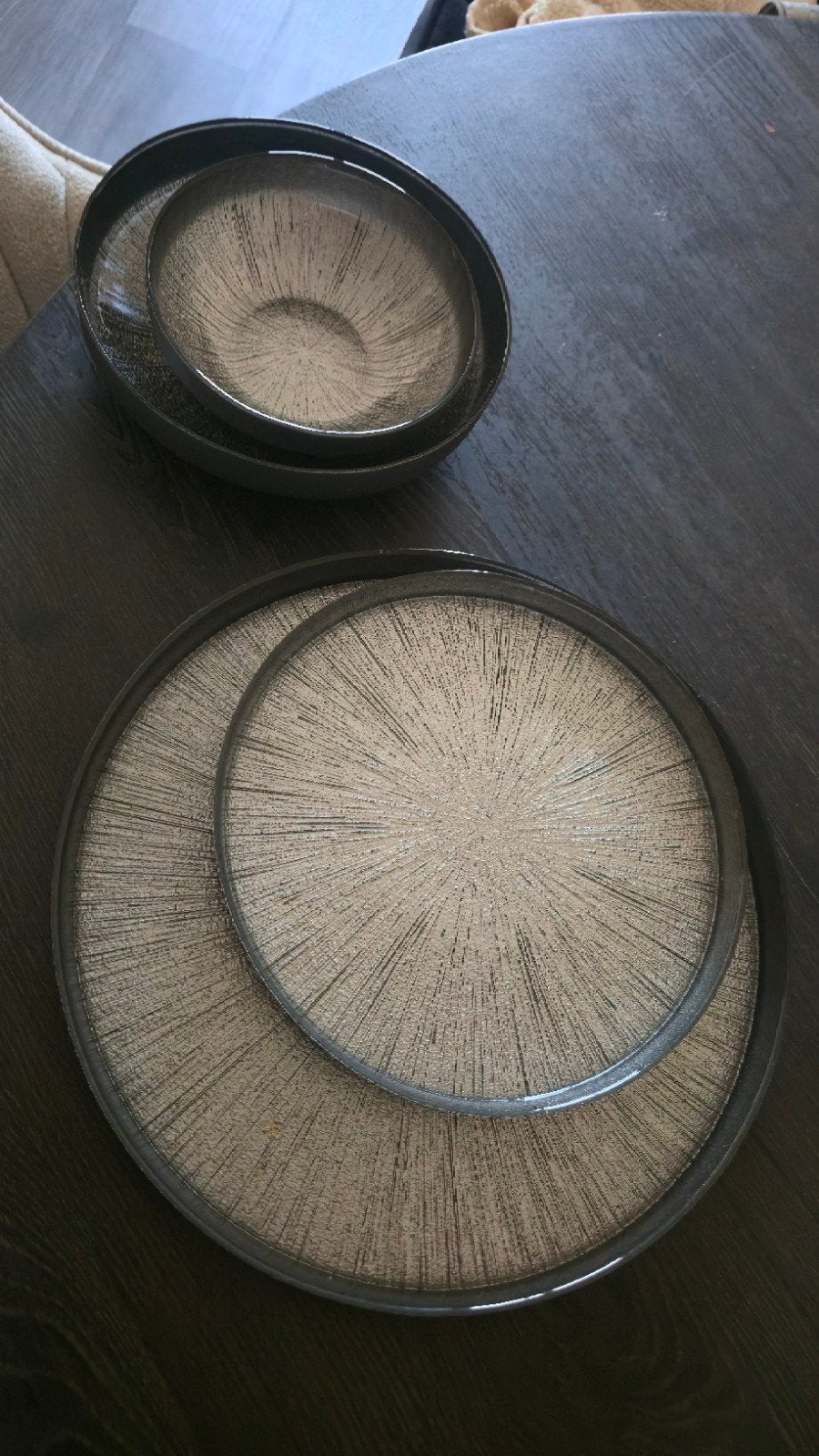 Serviesgoed set van 6 stuks - Zo goed als nieuw, Keramiek, Ophalen of Verzenden, Zo goed als nieuw, Bord(en)
