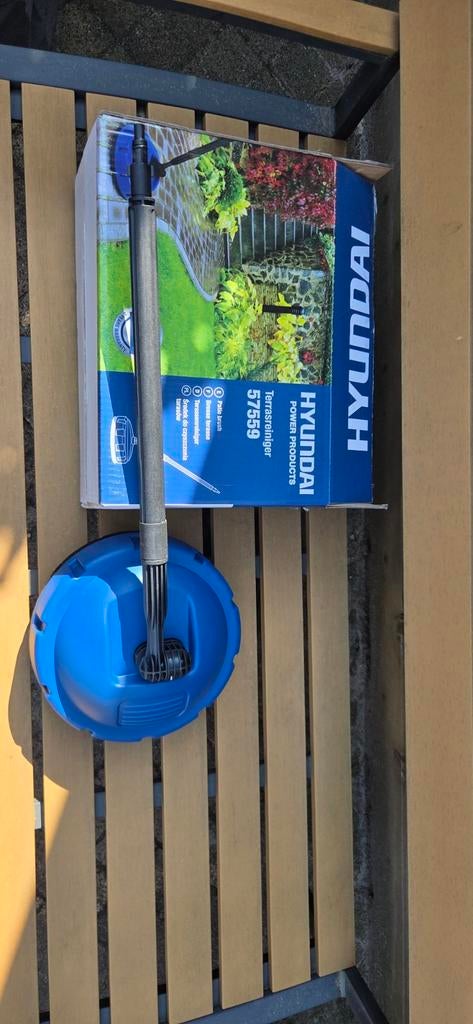 Hyundai terrasreiniger 57559, Tuin en Terras, Hogedrukreinigers, Ophalen of Verzenden, Zo goed als nieuw, Elektrisch, Hyundai