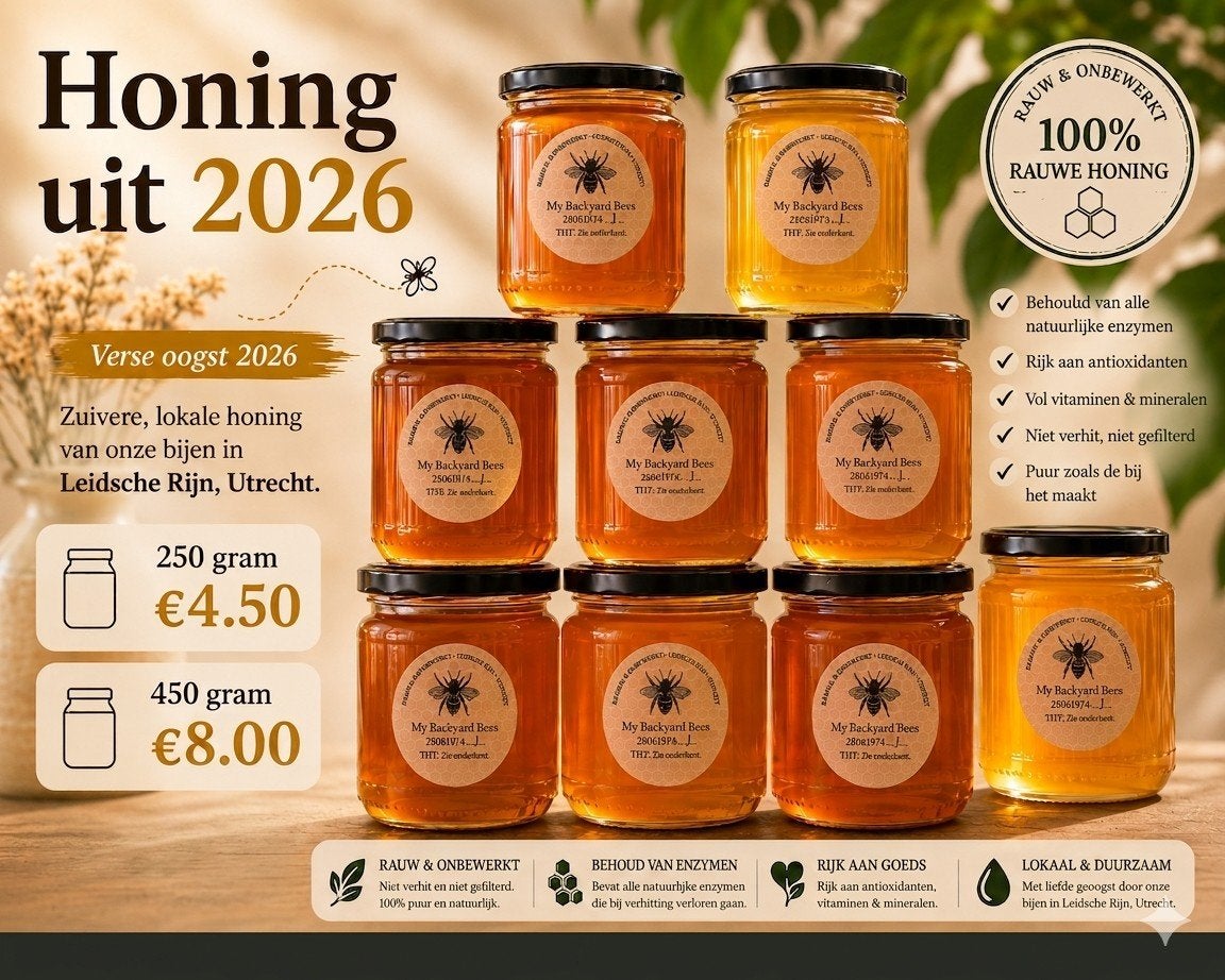 Honing 2026 verkrijgbaar 450 gram:, Diversen, Levensmiddelen, Ophalen of Verzenden
