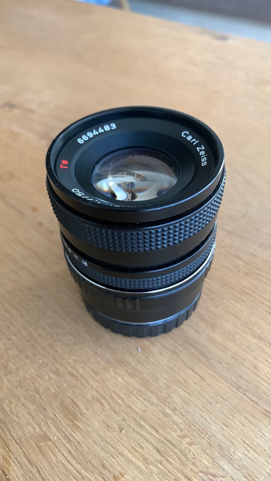 Carl Zeiss Planar 50mm F1.7, Ophalen of Verzenden, Zo goed als nieuw, Standaardlens
