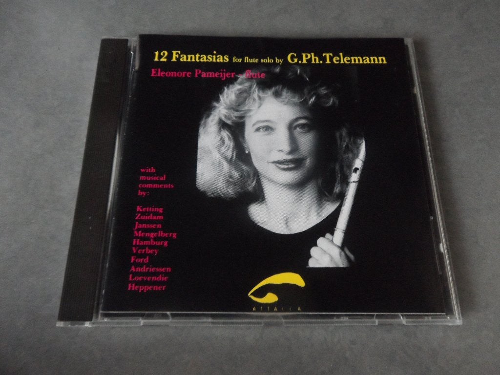 Eleonore Pameijer, Telemann / 12 Fantasias For Flute Solo CD, Verzenden, Modernisme tot heden, Gebruikt, Overige typen