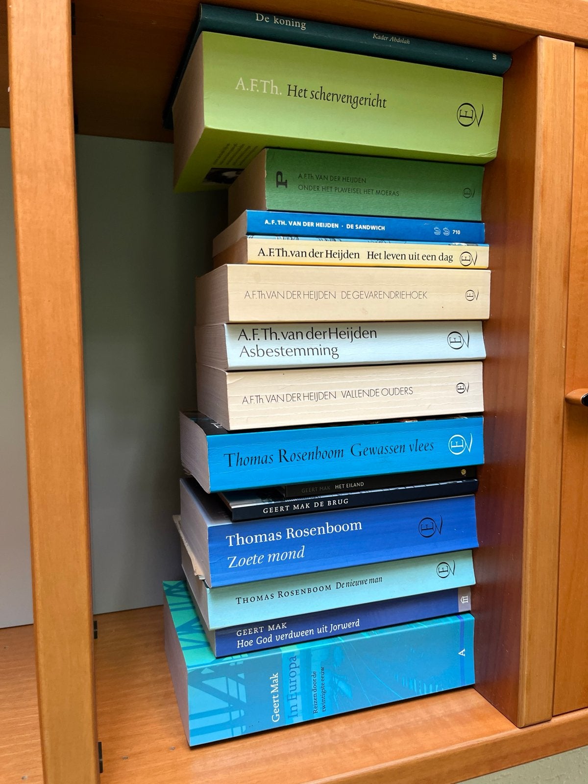 Romans van A.F.Th. van der Heijden, Thomas Rosenboom en Geer, Ophalen, Gelezen, Nederland