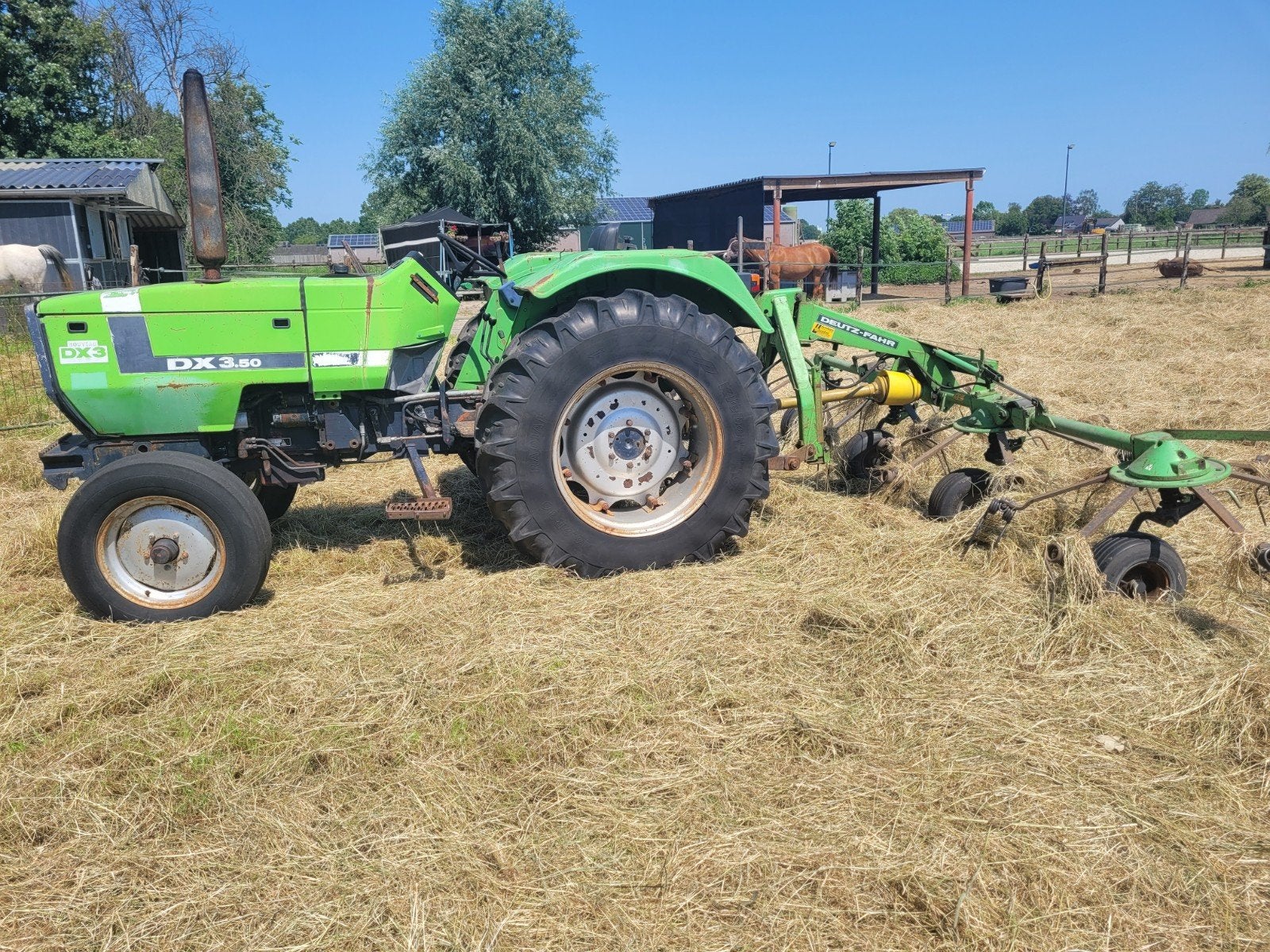 Deutz dx 3.50, Ophalen, Akkerbouw, Weidebouw
