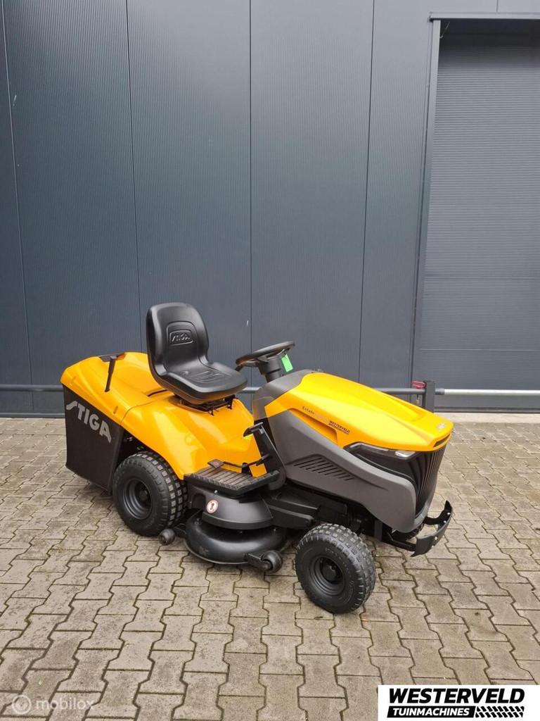 Gebruikte Stiga Estate 6102HW zitmaaier met opvang 102 cm, Gebruikt, Stiga