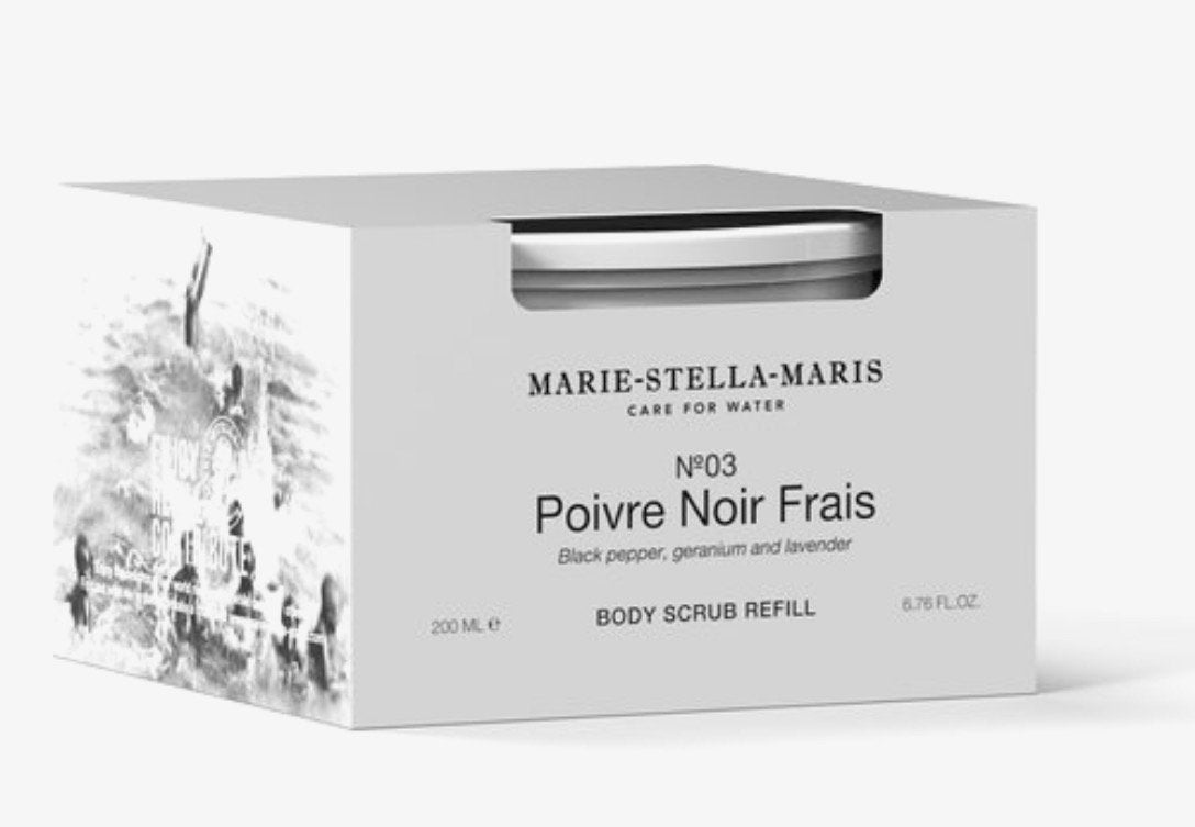 Marie Stella Maris Body Scrub No. 03 Poivre Noir Frais Refil, Sieraden, Tassen en Uiterlijk, Uiterlijk | Lichaamsverzorging, Ophalen of Verzenden