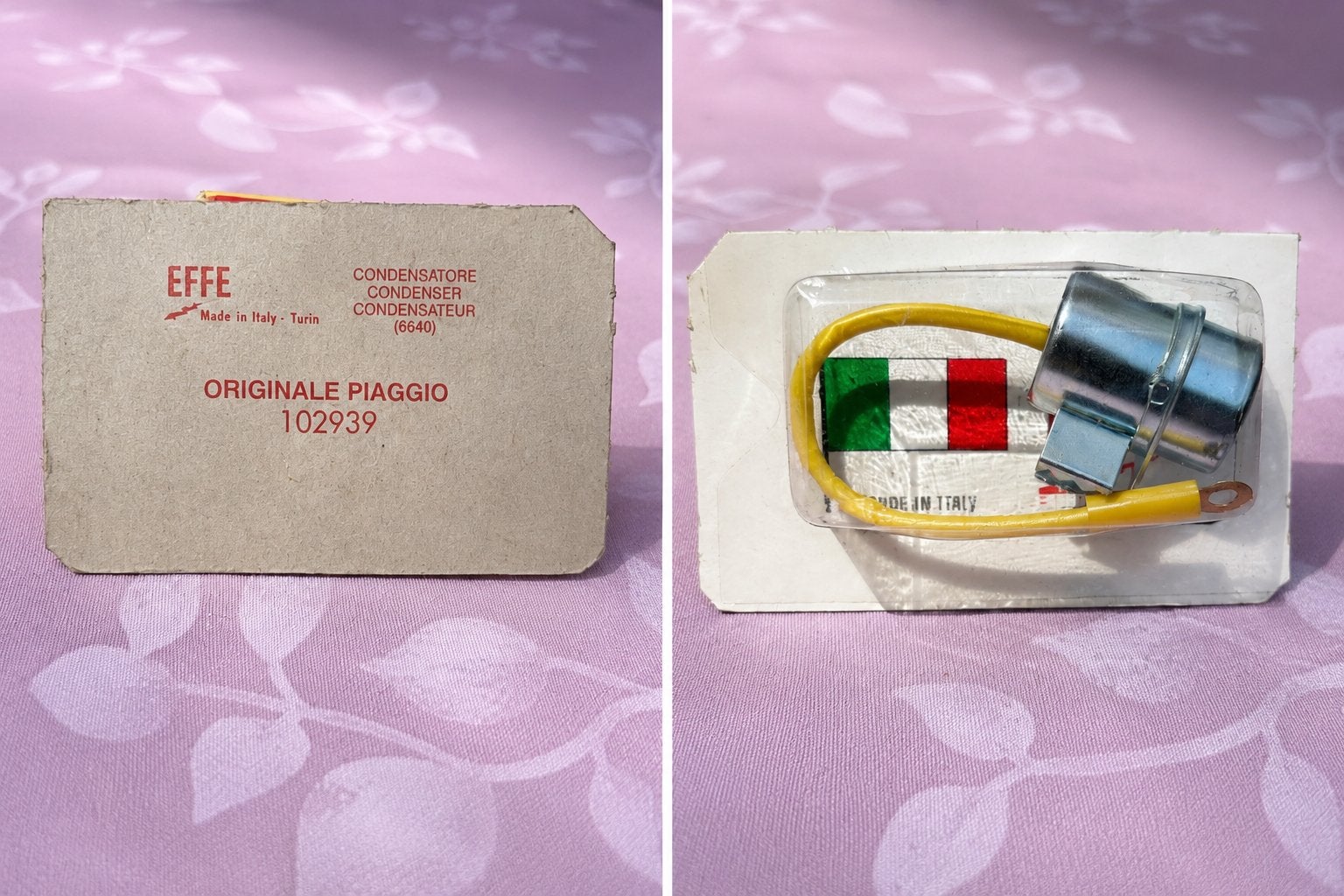 Piaggio condensator 102939 NOS origineel EFFE, Ophalen of Verzenden, Zo goed als nieuw, Piaggio